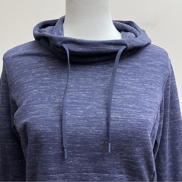 Kuhl Blue Slub Long Sleeve Hooded Popover Sweater Small - Picture 2 of 10